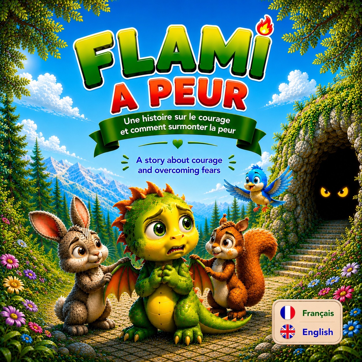 Flami a peur – Français–English
