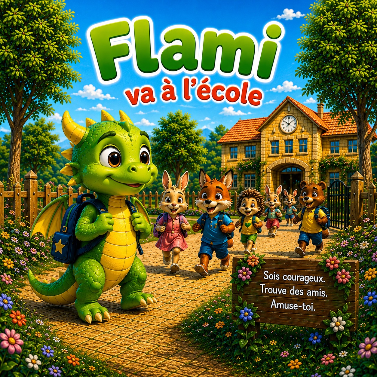 Flami va à l'école