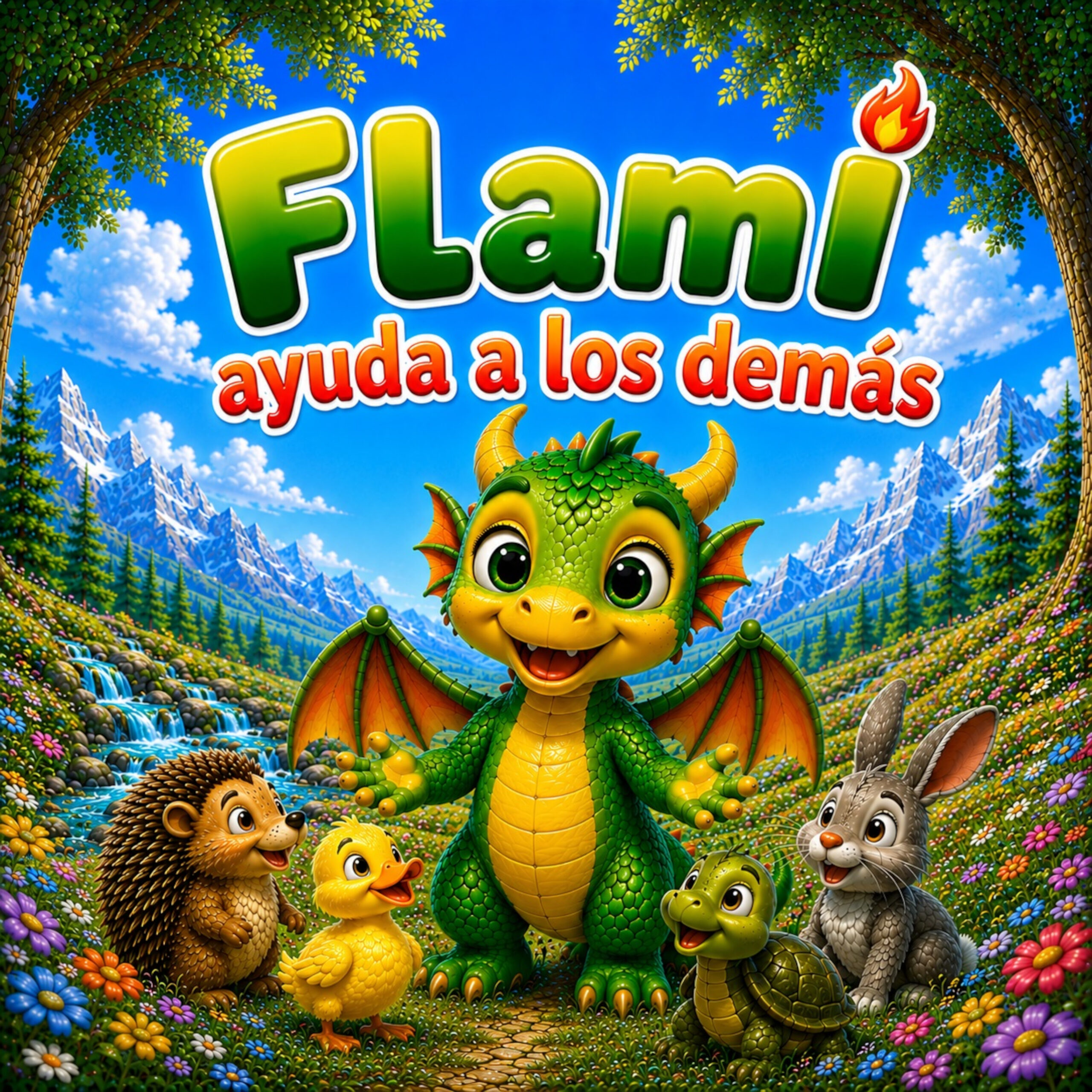 Flami ayuda a los demás