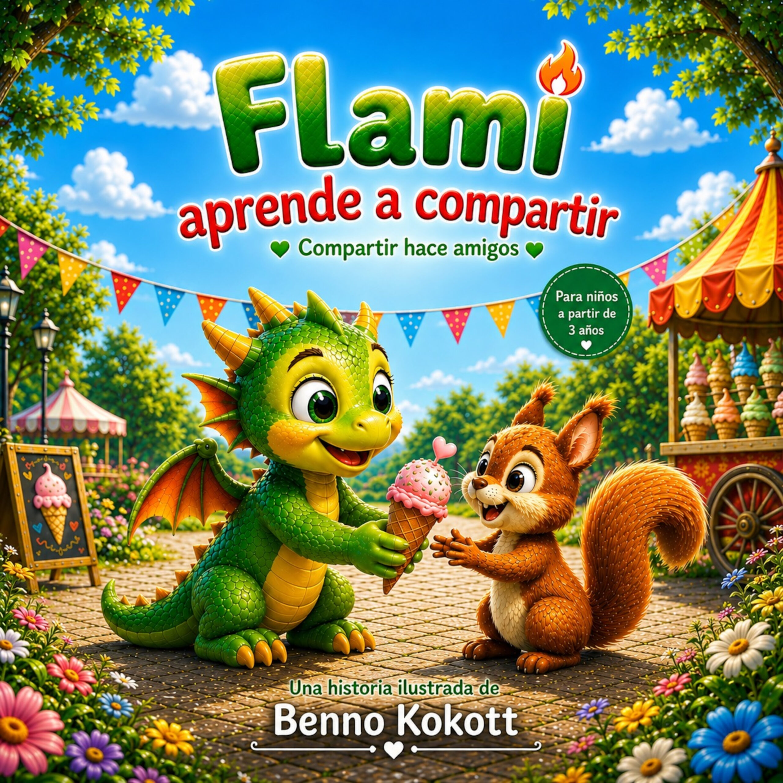 Flami aprende a compartir