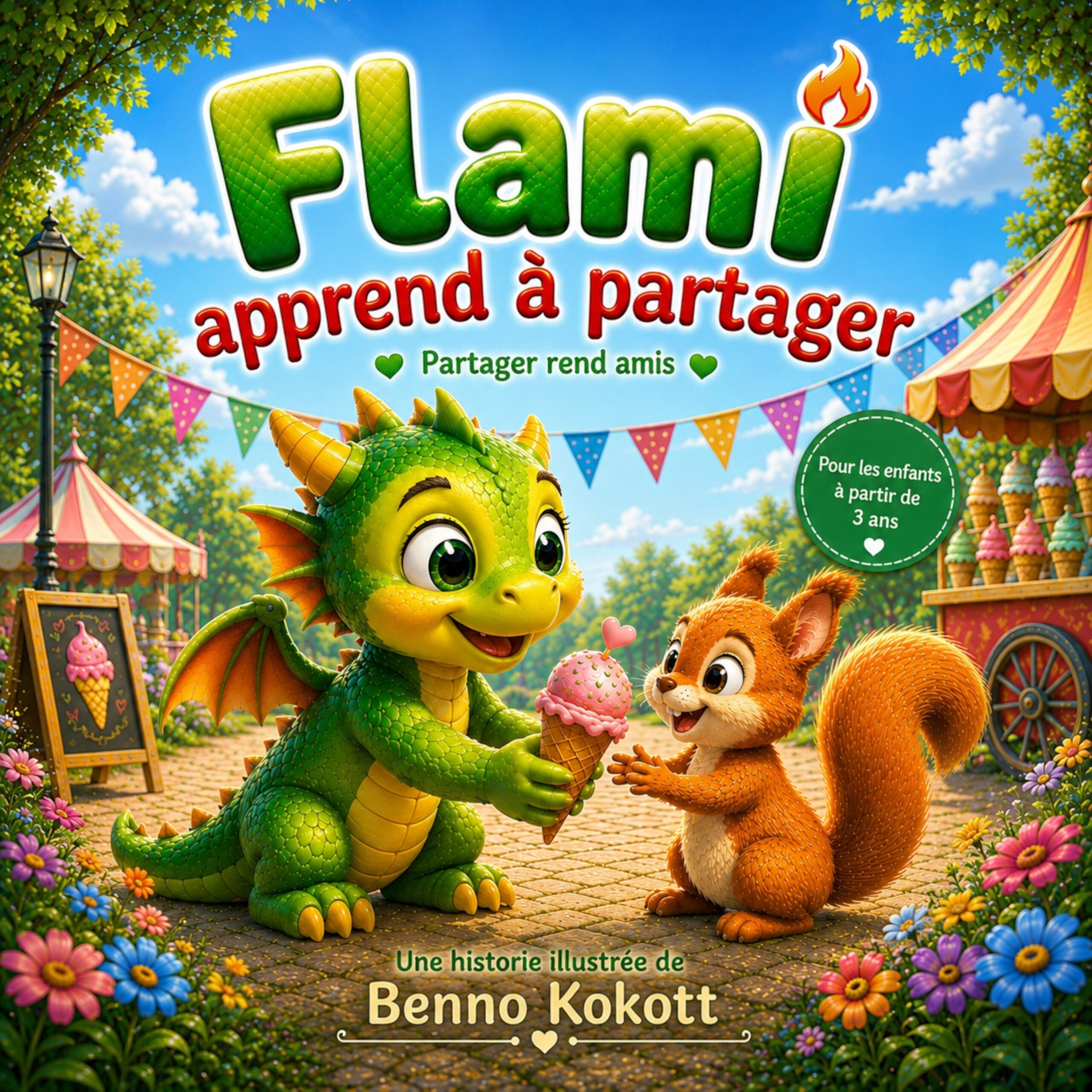 Flami apprend à partager