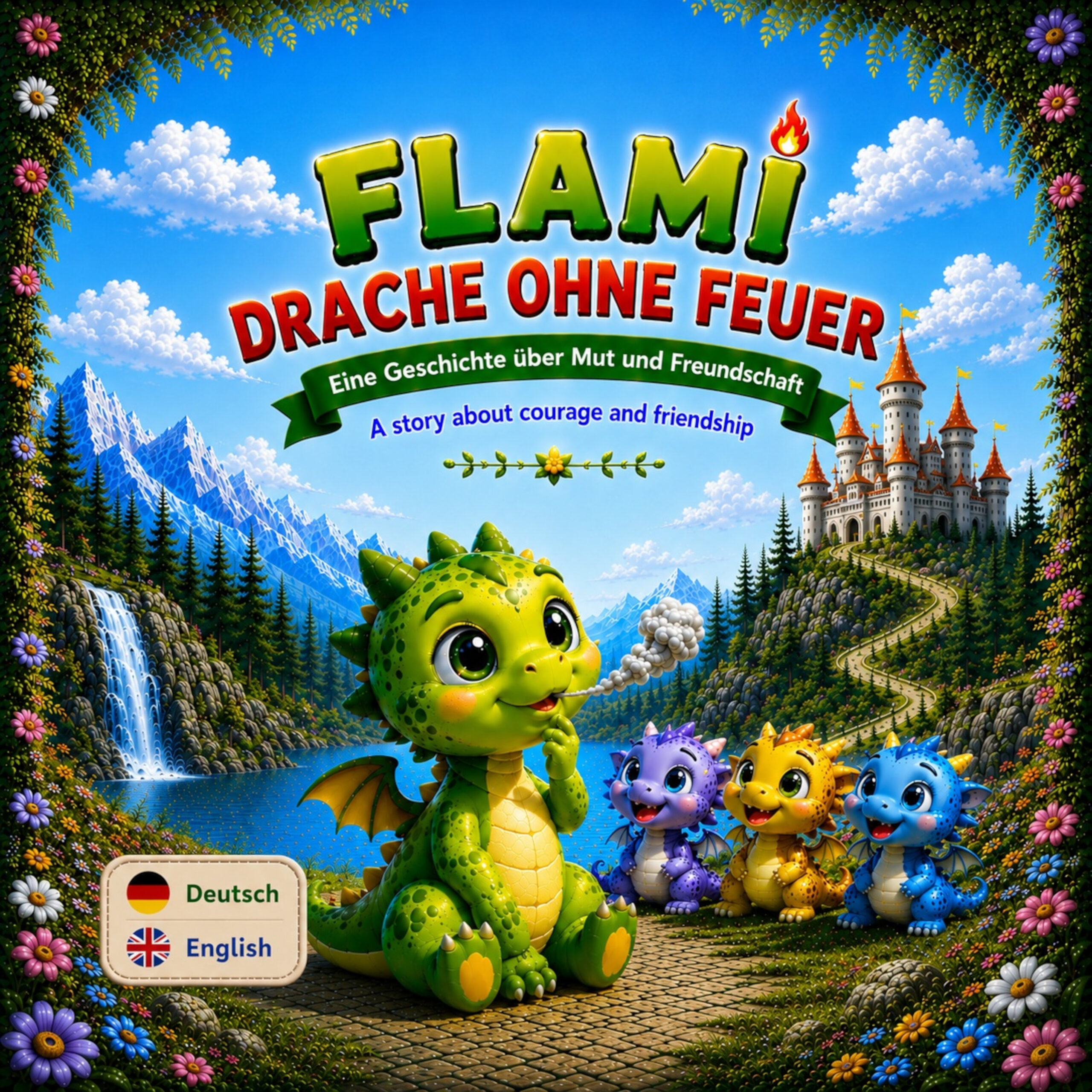 Flami ohne Feuer – Deutsch Englisch